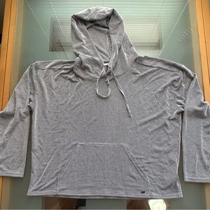 O’Neill Striped Drawstring Pullover Hoodie Sweatshirt Size M